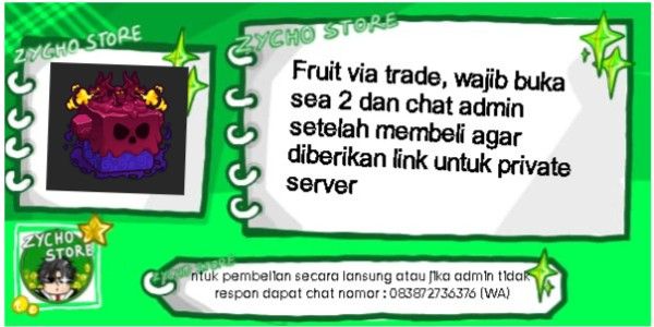Venom Fruit (Via Trade)