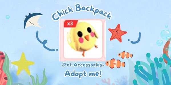 Beli Item Chick Backpack Pet Wear Adopt me Adopt Me Trading Hub ...