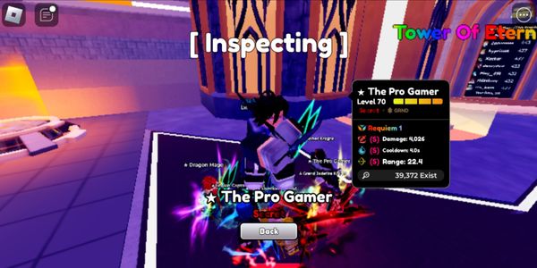 The Pro Gamer (Evo) Requiem Stats SSS
