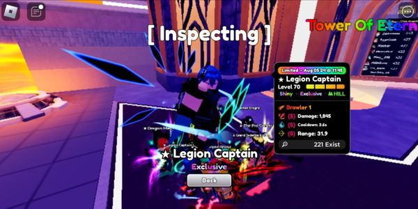 Shiny Legion Captain (Evo) Stats (SSS)