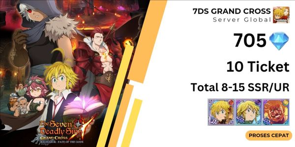 Beli Akun Akun Gacha Diamond 7DS Seven Deadly Sins Grand Cross First ...