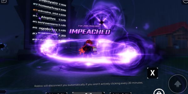 Sol's Rng 200M Aura Account | Impeached & Exotic : Apex | Plain Data No Hat/Unverified Account