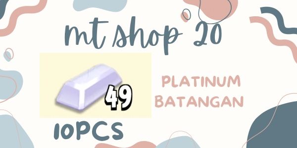 Platinum Bars - 10PCS