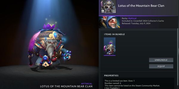 Lotus of the Mountain Bear Clan (Meepo Set) Collector Cache CrownFall 2024 Collector's Cache