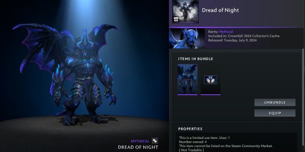 Dread of Night ( Night stalker set) - Collector's Cache CrownFall 2024