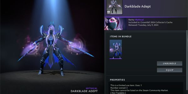 Darkblade Adept (Templar Assassin Set) Collector Cache CrownFall 2024 Collector's Cache