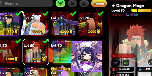 Akun GG 5 Secret Almighty Lunar, Dragon Mage, Solar, Berserker, Demon Overlord, Spek Late Game Murah