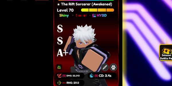The Rift Sorcerer Shiny Almighty Evo S S A+ | Shiny Gojo Almighty