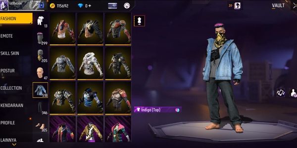 Akun free fire max 3 evogun 4