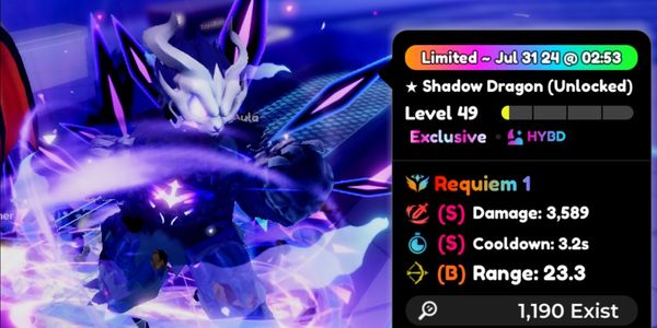 SHADOW DRAGON {EVO} STAT S/S/B TRAIT REQUEIM