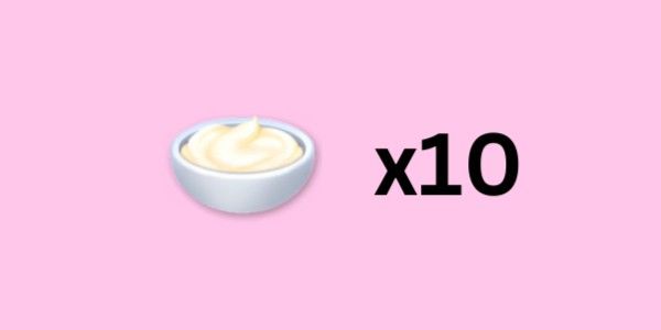 cream / cream (10 pcs)