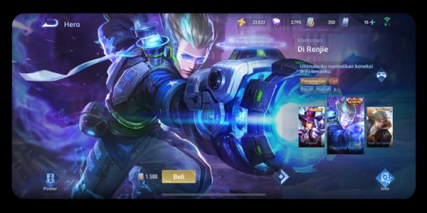 Skin Di Renjie Legend Temporal Warrior Murah
