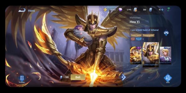 Skin Hou Yi Saint Saiya Golden Sagittarius Murah