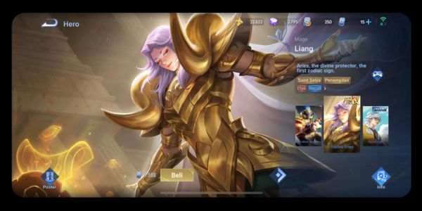 Skin Liang Saint Saiya Golden Aries Murah