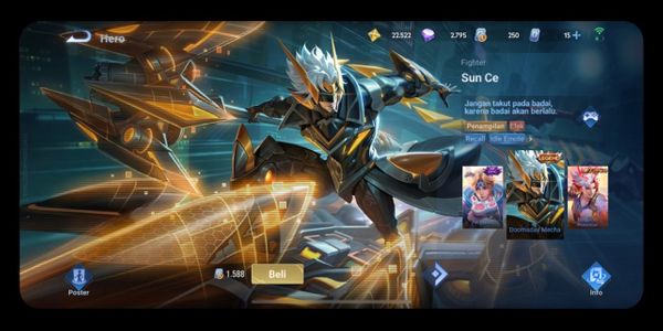 Skin Sun Ce Legend Doomsday Mecha Murah