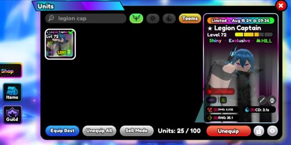 SHINY ALMIGHTY LEGION CAPTAIN