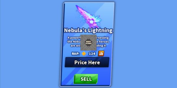 Nebula Lightning | Blade Ball Limited Sword