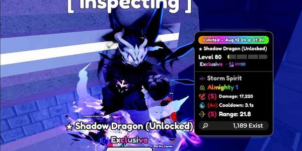 Shadow Dragon [Evo] [Almighty] - Anime Defenders