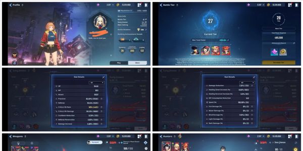 BTier 27 | Total Power 459K, Jinwoo 136K+PlumA5+ScytheA1, Seo A7+SignA7, Cha A5+SignA5, Choi A2 +SignA2 | Hunter 15 SSR SL38
