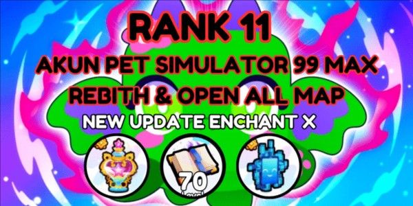 Buy Account Pet Simulator 99 (PS99) Max Rabith & Max All Map account ...