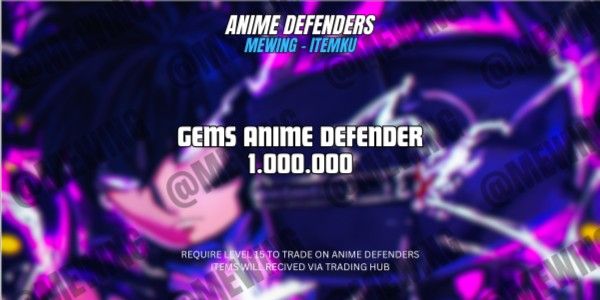1M Gems | Anime Defenders