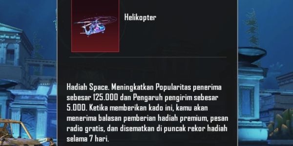 POPULARITY HELICOPTER