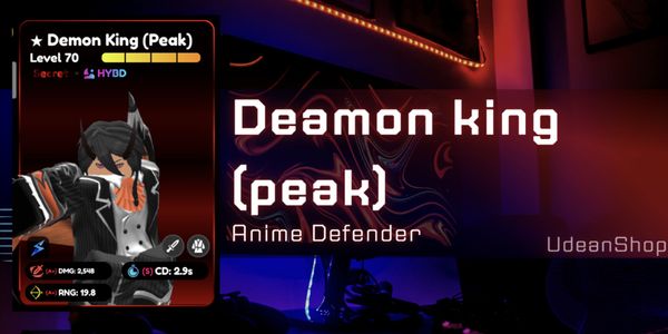 Demon king (peak) Good Stats-spirit sonic