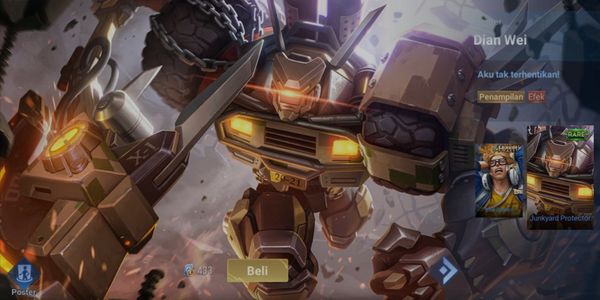 Dian Wei RARE Skin Junkyard Protector