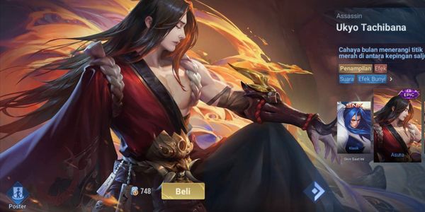 Ukyo Tachibana EPIC Skin Asura