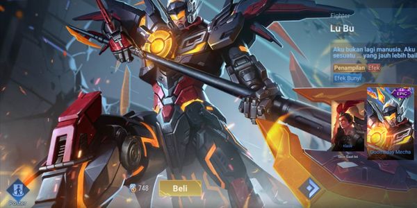 Lu Bu EPIC Skin Doomsday Mecha