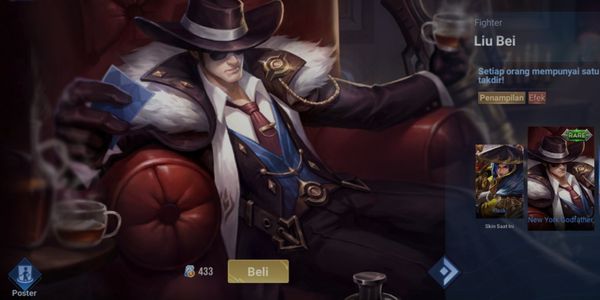 Liu Bei RARE Skin New York Godfather