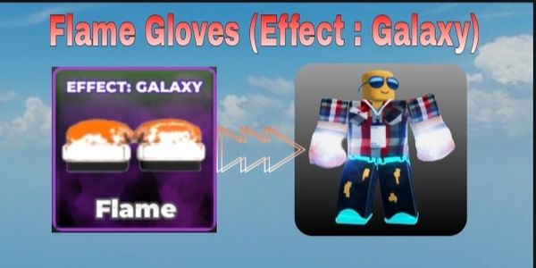 Flame Gloves (Effect : Galaxy) | Untitled Boxing Game