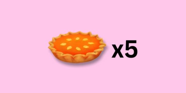 pumpkin pie (5 pcs)