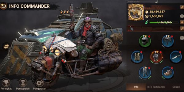 Main Account AUTO WAR VIP8, 2 Hero TOP COMMANDER, BARD + SVEN + BELLA + CYNTHIA 39M Might, 1.2M Troops, T5 RIDER!! , 2.5M Kill!!!