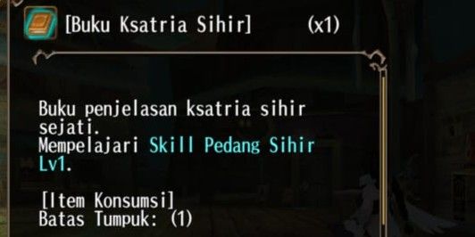BUKU KSATRIA SIHIR ( SKILL BOOK )