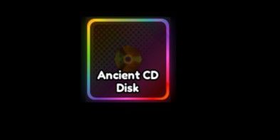  "Ancient CD Disk" to :

"Ancient CD Disk"