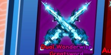 Dual Wonderwisp greatsword (set)