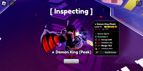 DEMON KING(EVO)(PRECISION)(GOOD STATS)