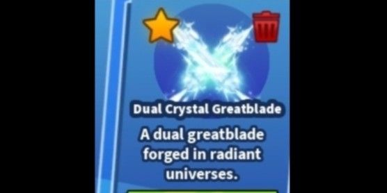 Dual Crystal GreatBlade