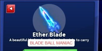 Ether Blade Limited Blade Ball RBL