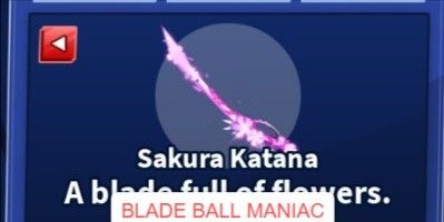 Sakura Katana Limited Blade Ball RBL