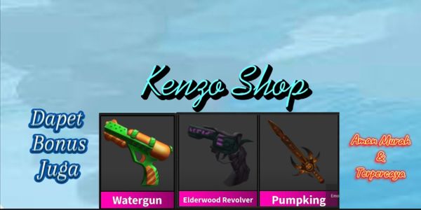 Watergun, Pumpking dan Elderwood Revolver - (Murder Mystery)