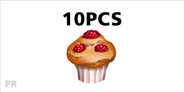 10x Raspberry Muffins/ Raspberry Muffins