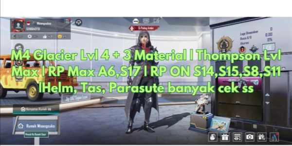 Glacier Lvl 4 + 3 Material | Thompson Lvl Max
