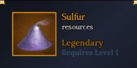 50 Sulfur