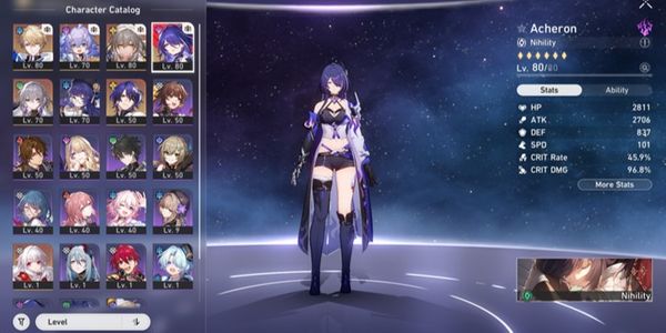 Akun Mid Game Penacony Acheron