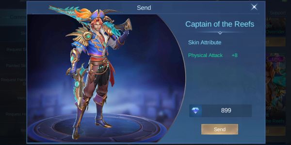 Captain of the Reefs (Epic Skin Clint)