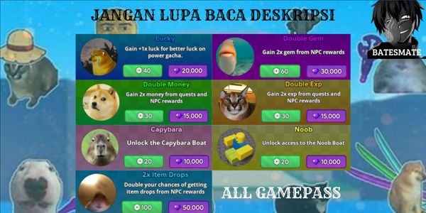 All Gamepass Bundle - Meme Sea RBL