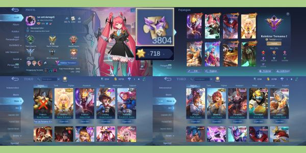 Beli Akun All Max Legend Franco, Aspi Layla, TF Jonson, Luckybox 4 ...
