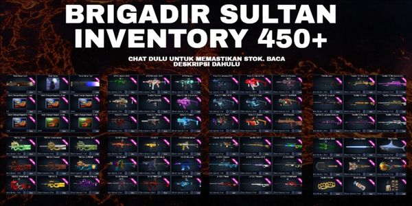 BRIGADIR SULTAN INVENTORY 450+ QC 5 MONTHS QR 5 MONTHS. (CHAT BEFORE ORDER, CODE LV1)
